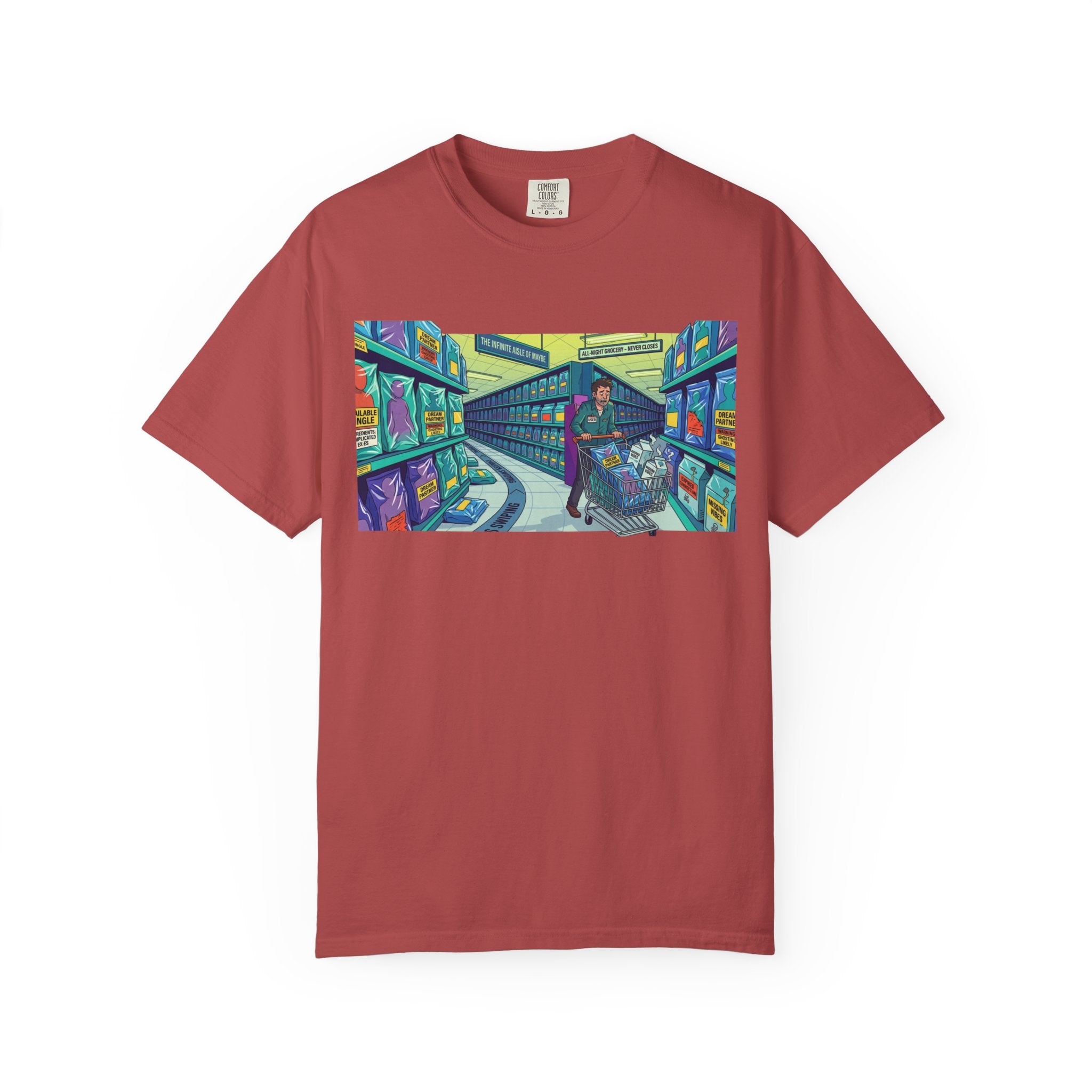 "Infinite Dating" Unisex Garment-Dyed Tee