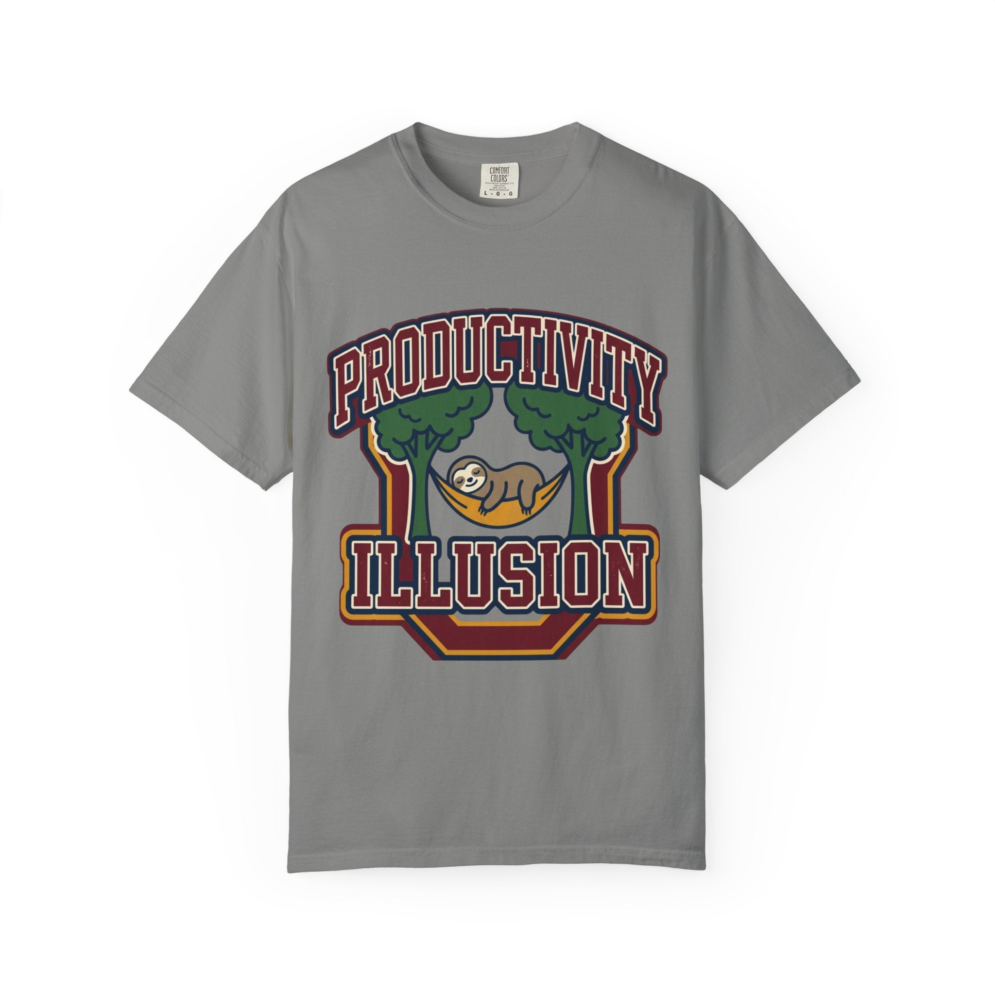 "Productivity Illusion" Unisex Garment-Dyed T-shirt