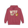 WTF (Wake The Family) - Because Mornings Are Hell | Garment-Dyed Hoodie — AttitudeShirts