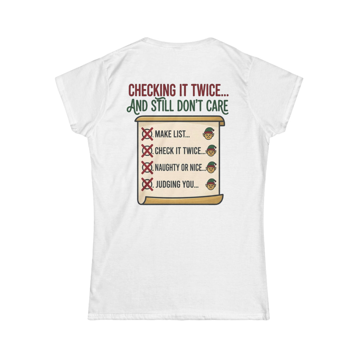"Checking It Twice" Women's Tee