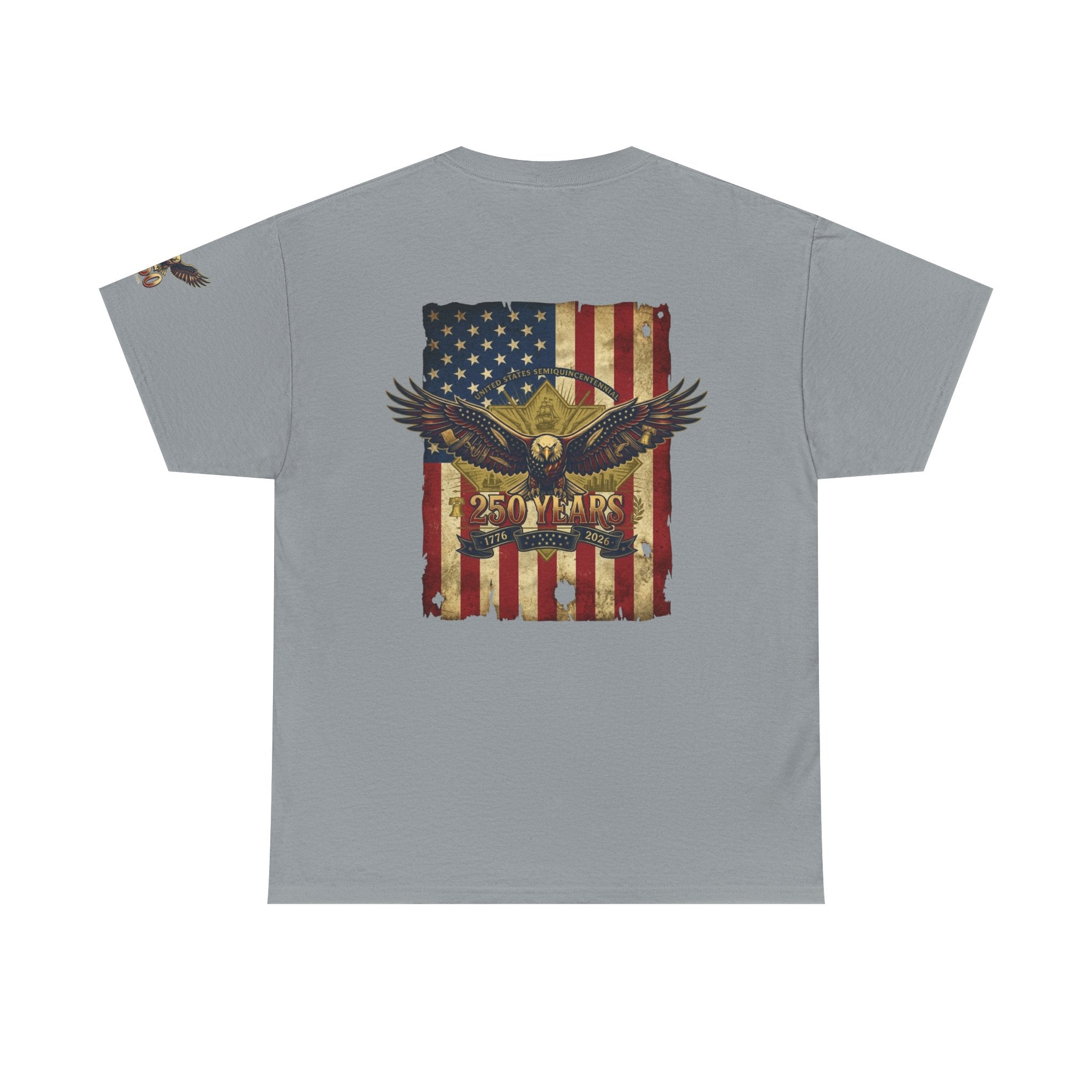"Eagle and Flag 250 Years" Premium Graphic Tee