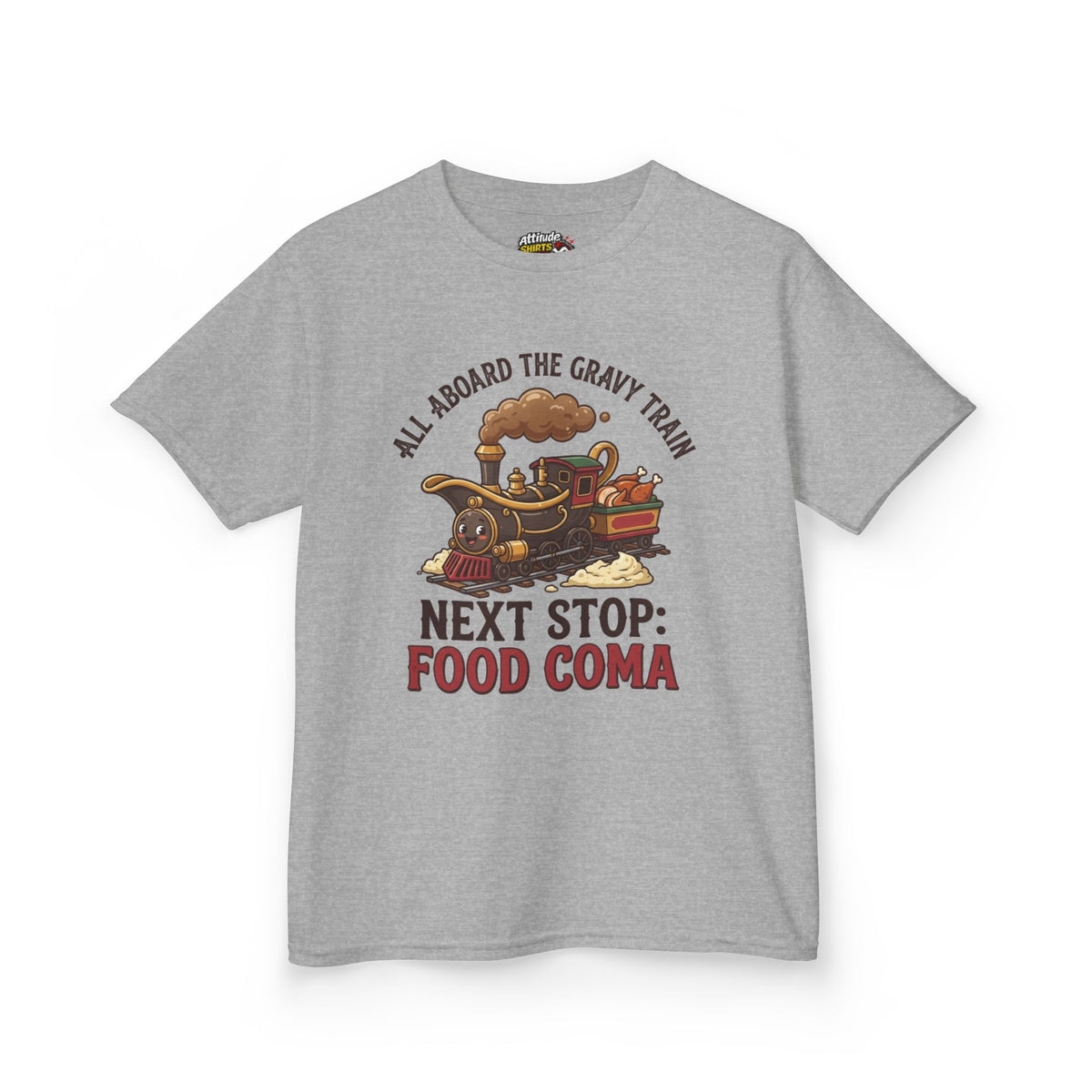 "Next Stop Food Coma" Kids Tee