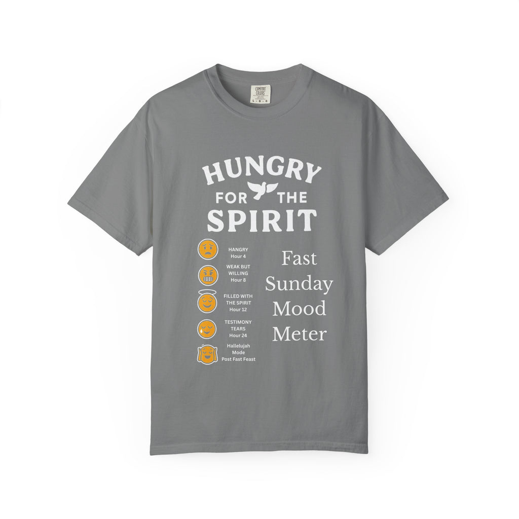 "Fast Sunday Mood Meter" Unisex Garment-Dyed T-shirt