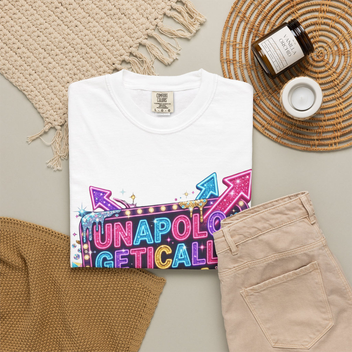 Unapoligetically Extra Unisex Garment-Dyed Tee