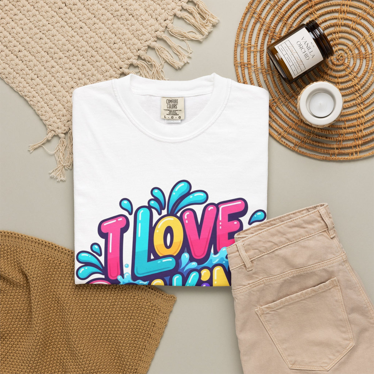 I Love Soaking Unisex Garment-Dyed Tee