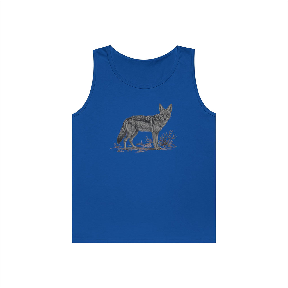 "Pencil Sketch Art Coyote" Tank Top
