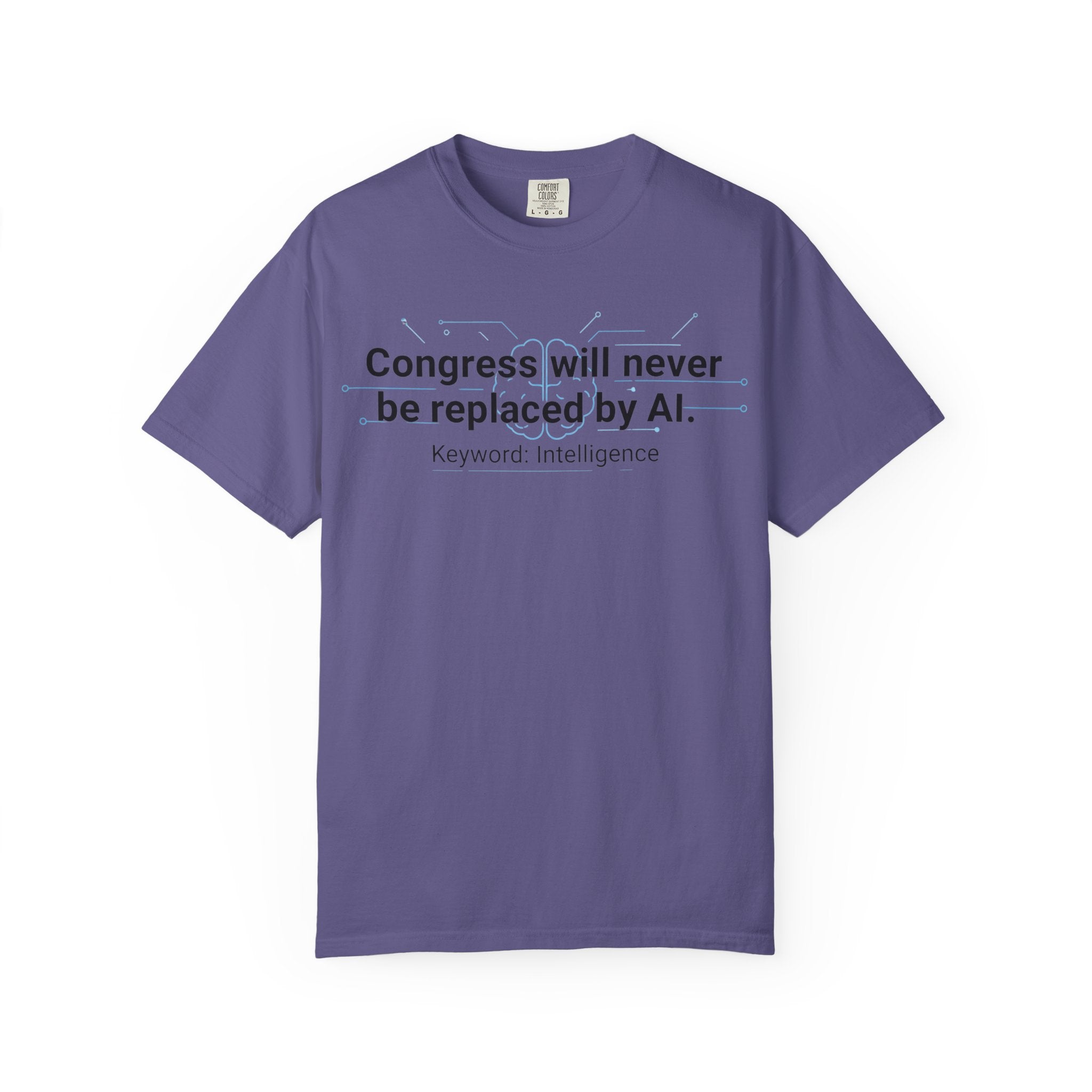 "Congress vs. AI T-Shirt" Unisex Garment-Dyed T-shirt