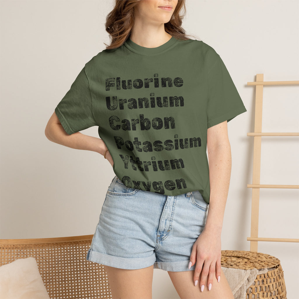 "Periodic Salt" Unisex Garment-Dyed T-shirt