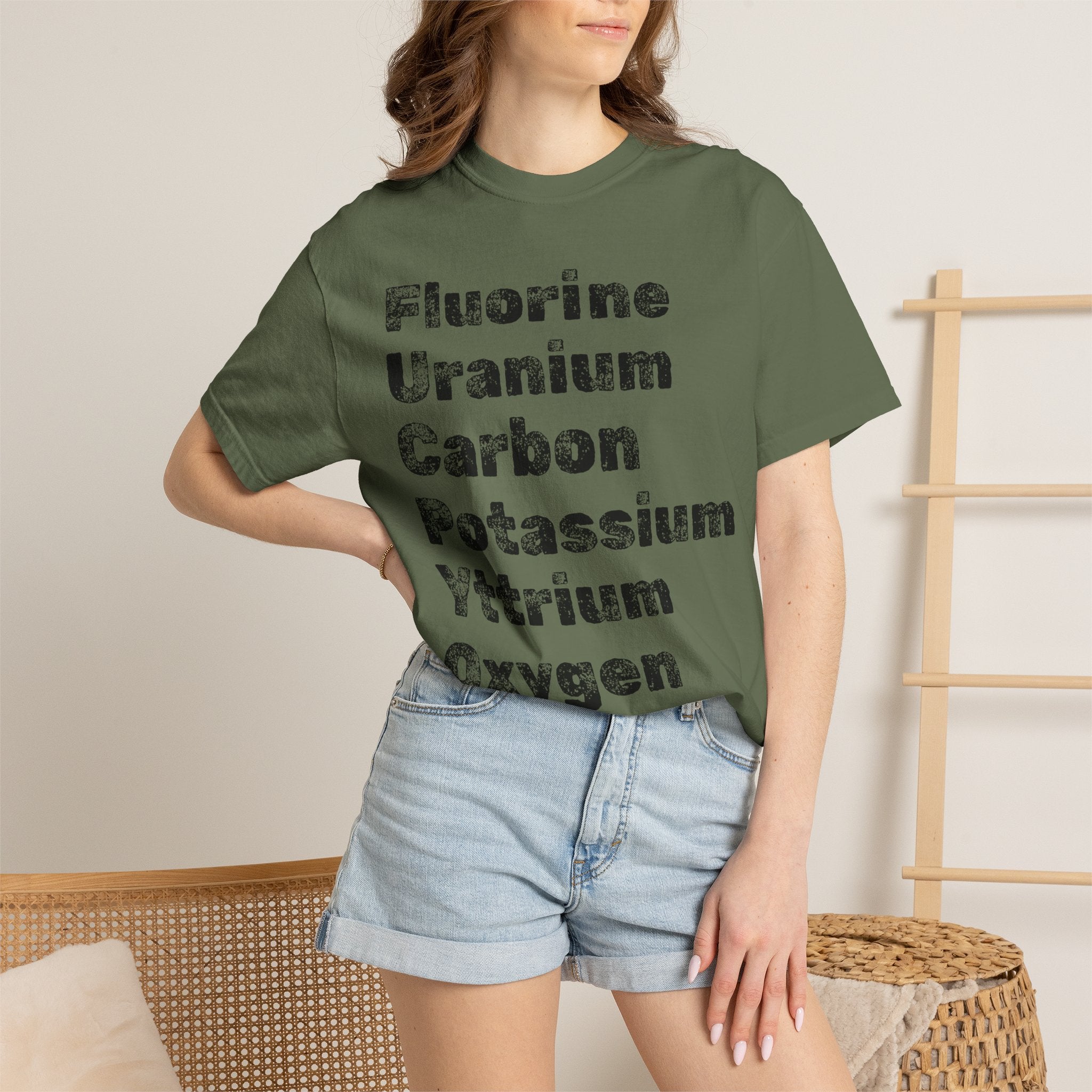 "Periodic Salt" Unisex Garment-Dyed T-shirt
