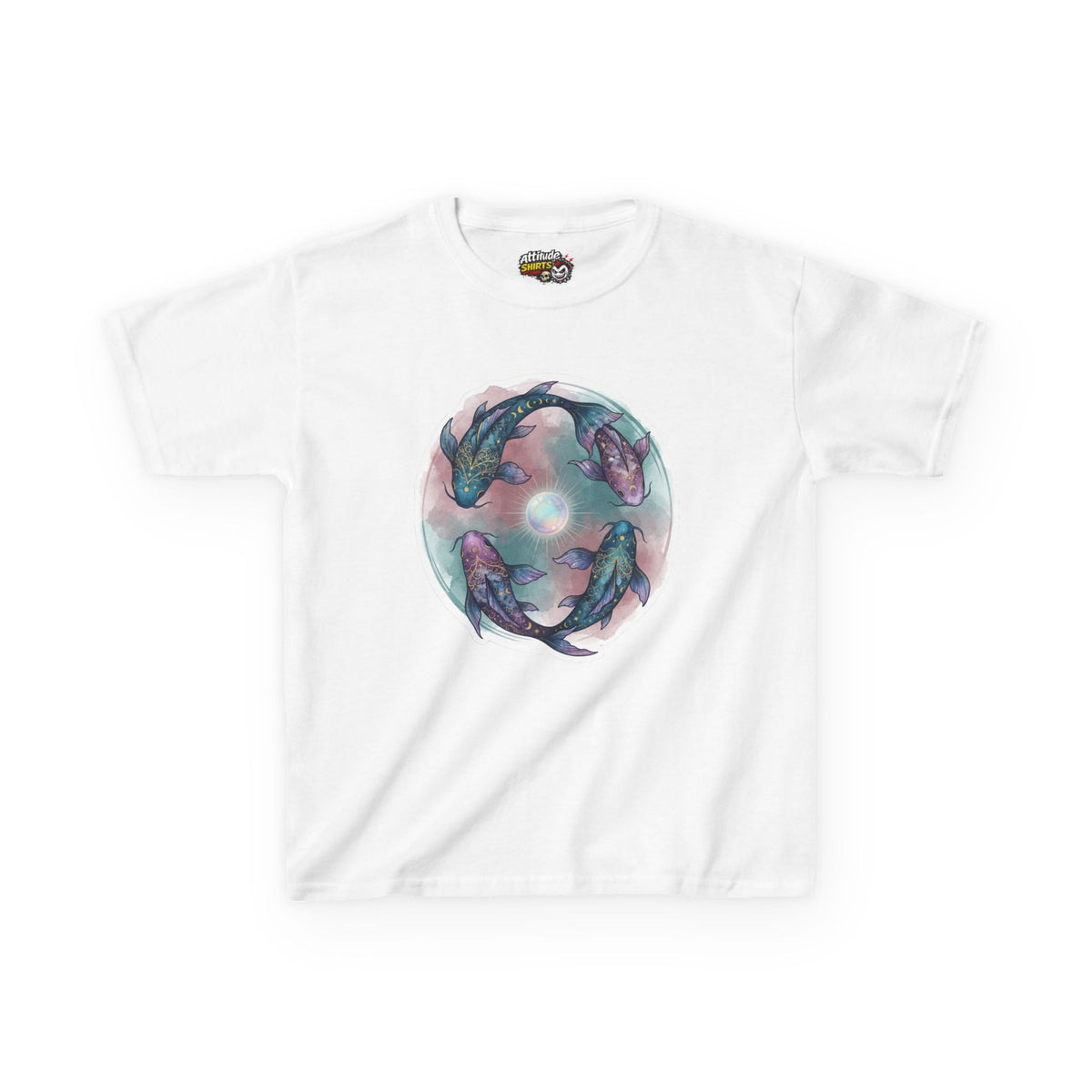 "Pisces The Infinite Fish" Kids Tee