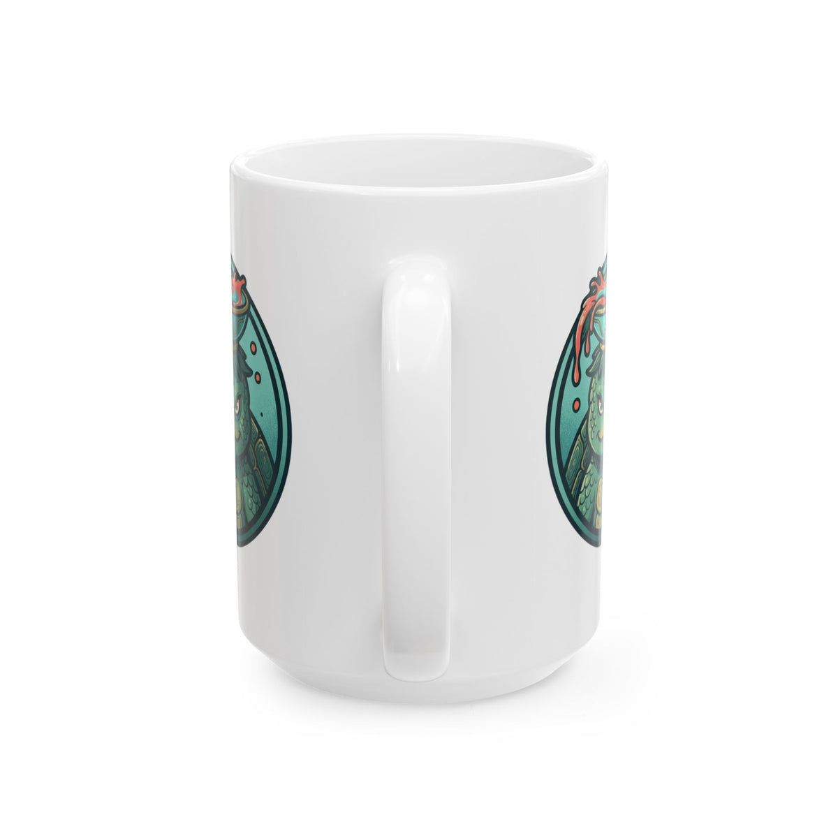 "Kappa (Japanese Folklore)" White Ceramic Mug — Graphic