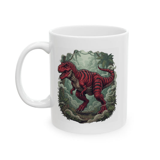 "Kasai Rex (Central Africa)" White Ceramic Mug
