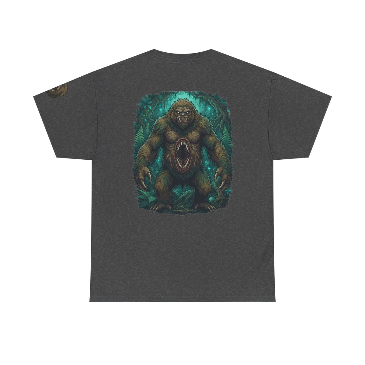 Color: Dark Heather | Mapinguari (Amazon Rainforest) Premium Graphic Tee