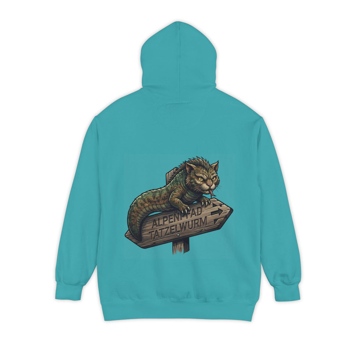 Color: Seafoam | Tatzelwurm (Alpine Europe) Garment-Dyed Hoodie