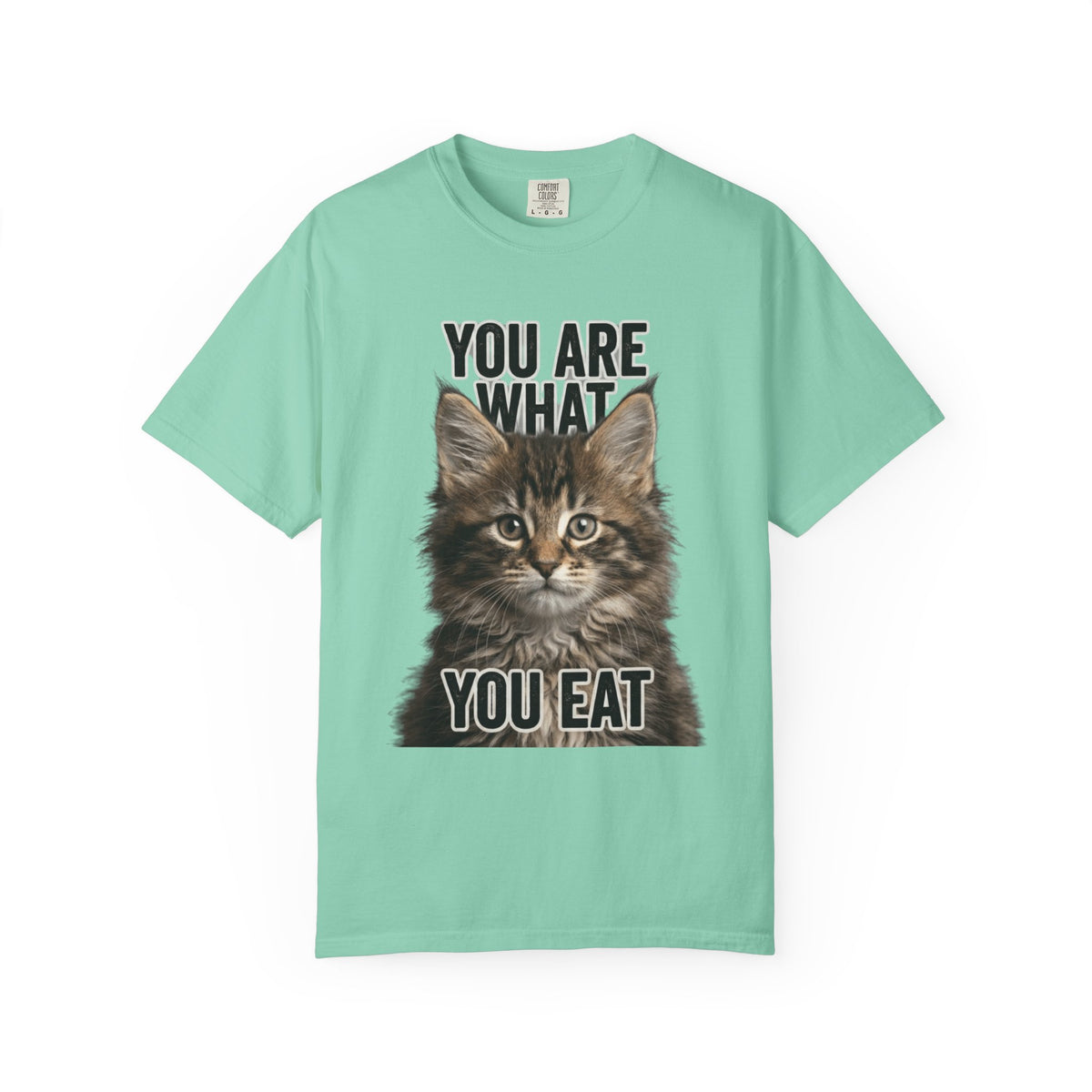 Color: Island Reef | You Are What You Eat - Cat 4 Unisex Garment-Dyed T-shirt