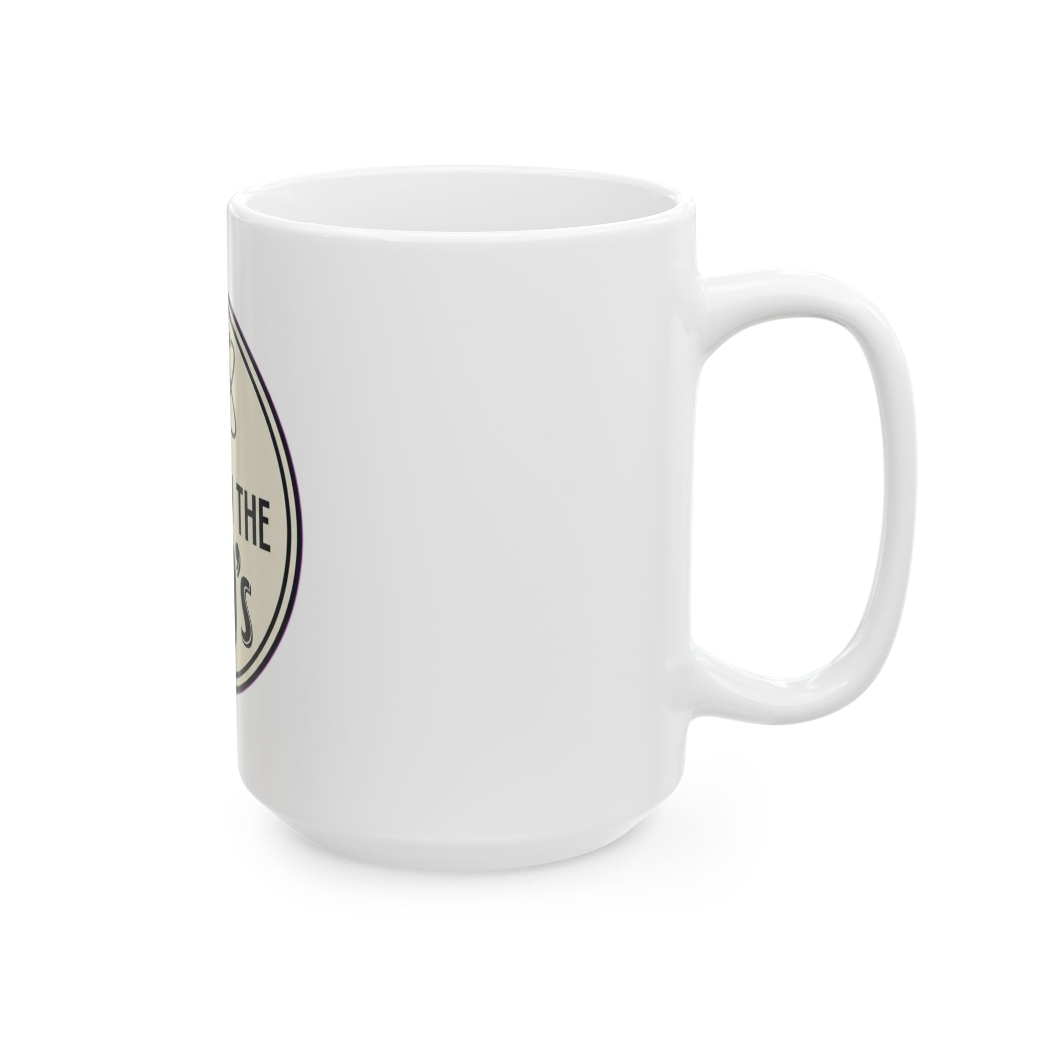 "Made in the 50's" White Ceramic Mug — Graphic