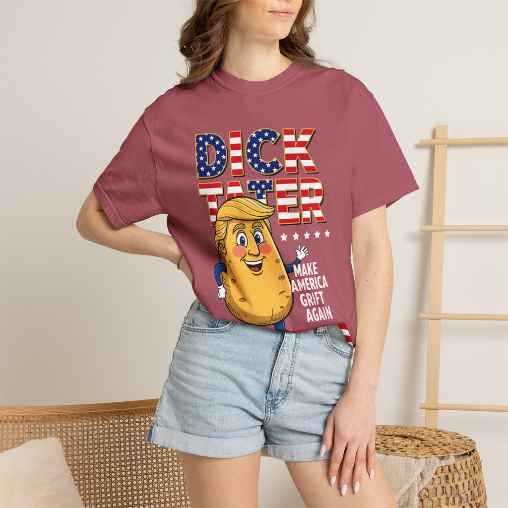 "The Dick Tater (Make America Grift Again)" Unisex Garment-Dyed T-shirt