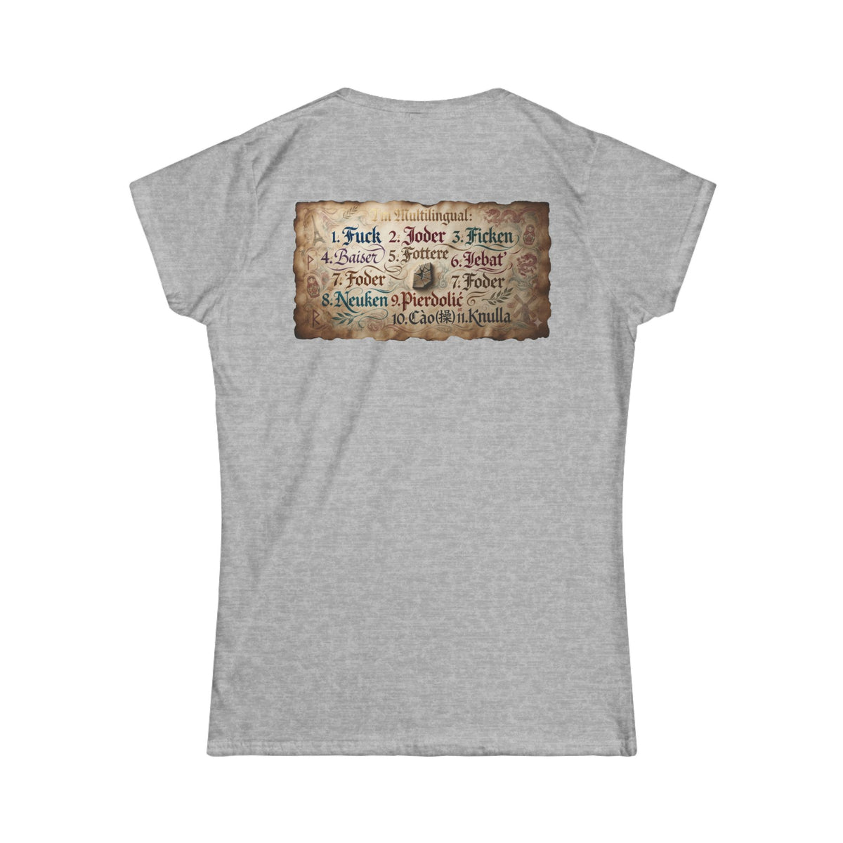 Color: Sport Grey | Multilingual Women's Tee