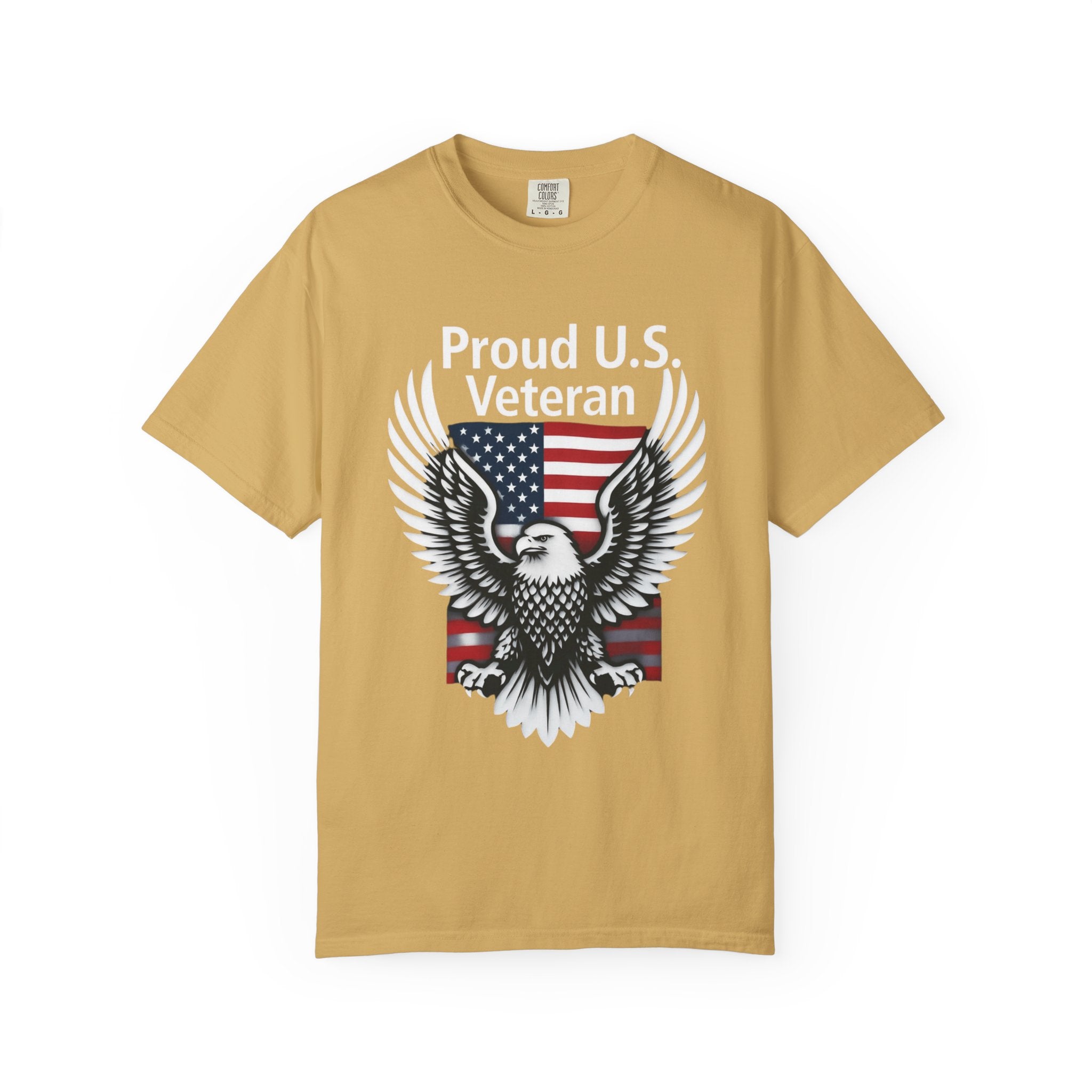 "Proud Veteran" Unisex Garment-Dyed T-shirt