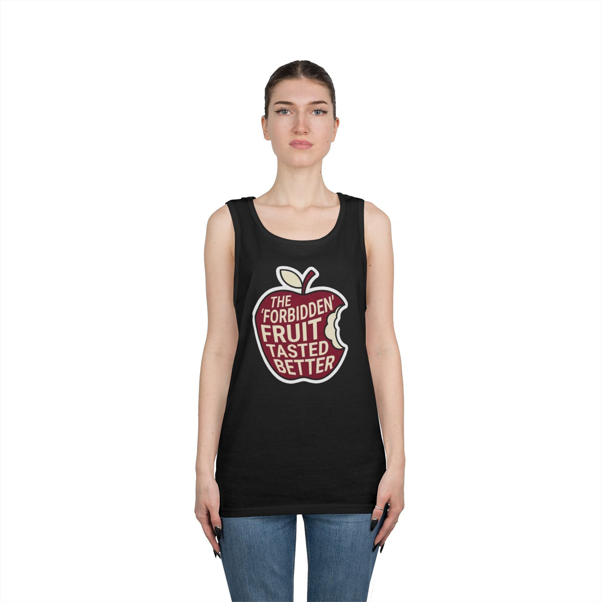 Color: Black | Good Book Series Forbidden Fruit Tasted Better Tank Top
