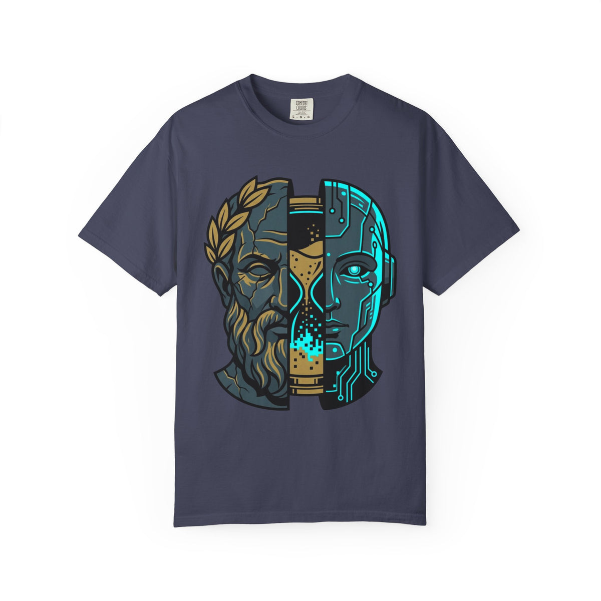 Color: Denim | Time Unisex Garment-Dyed Tee