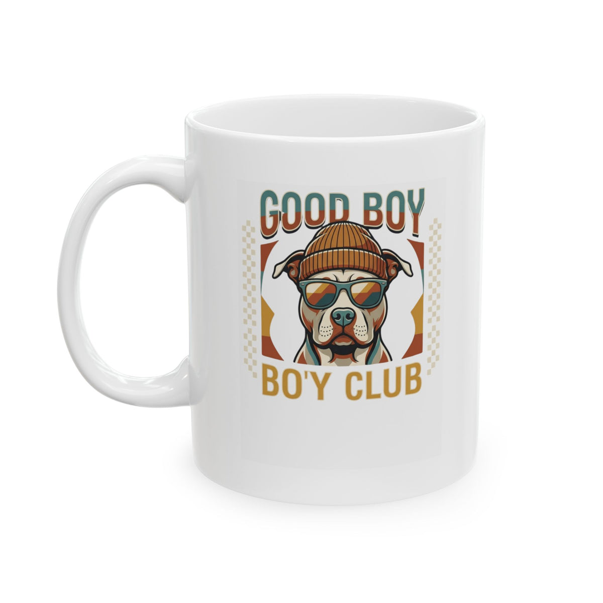 "Good Boy Bo'y Club" White Ceramic Mug