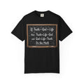"Do The Math Chalkboard" Unisex Garment-Dyed T-shirt