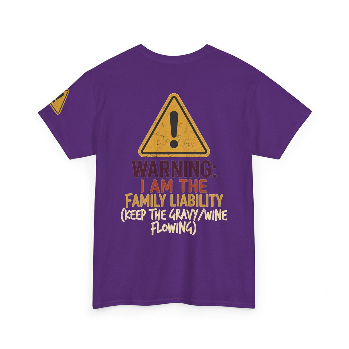 Warning I am The Family Liability Premium Graphic Tee