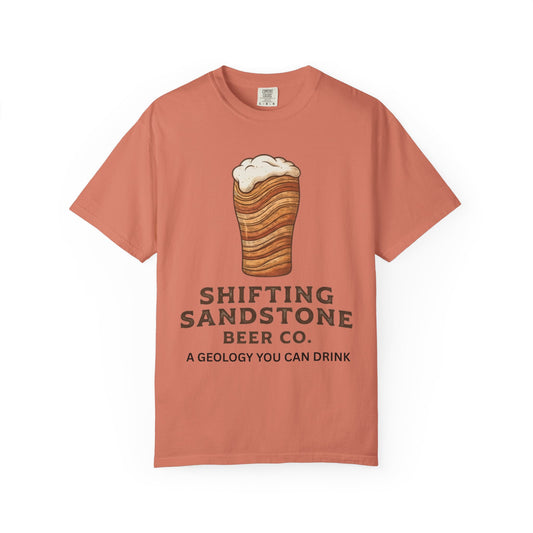 Color: Terracotta | Shifting Sandstone Beer Co. Unisex Garment-Dyed Tee