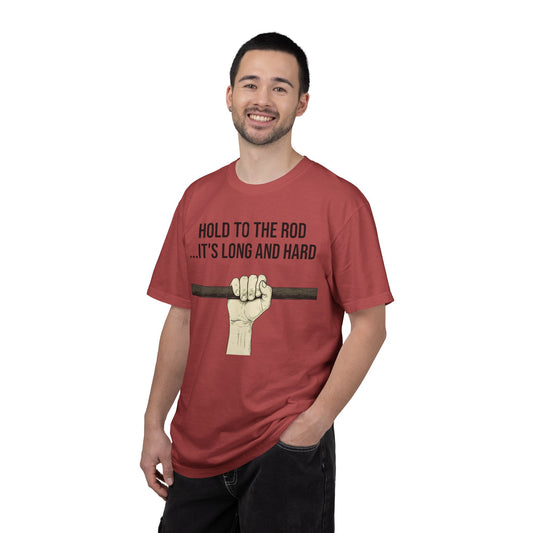 "Hold to the Rod" Unisex Garment-Dyed Tee