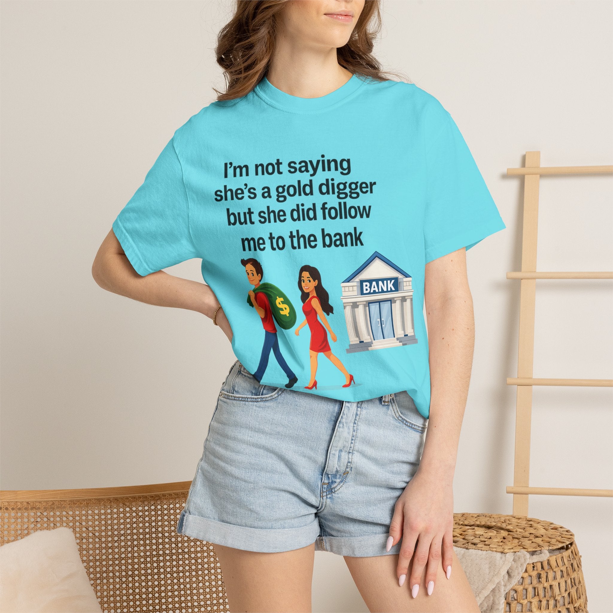 "Gold Digger" Unisex Garment-Dyed T-shirt