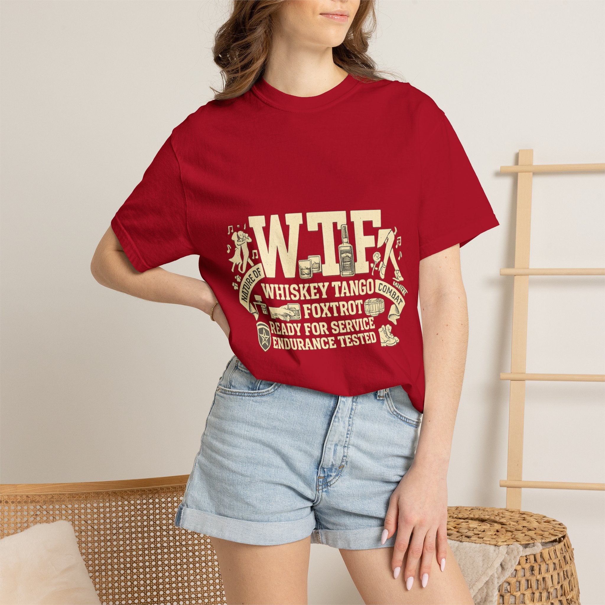 WTF Nature of Combat | Garment-Dyed Tee — AttitudeShirts