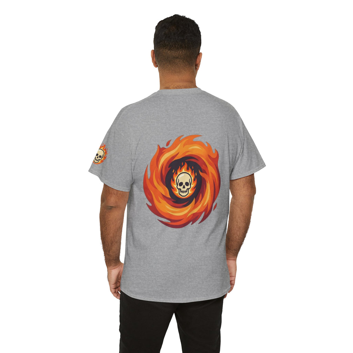 Color: Sport Grey | Hellfire Premium Graphic Tee