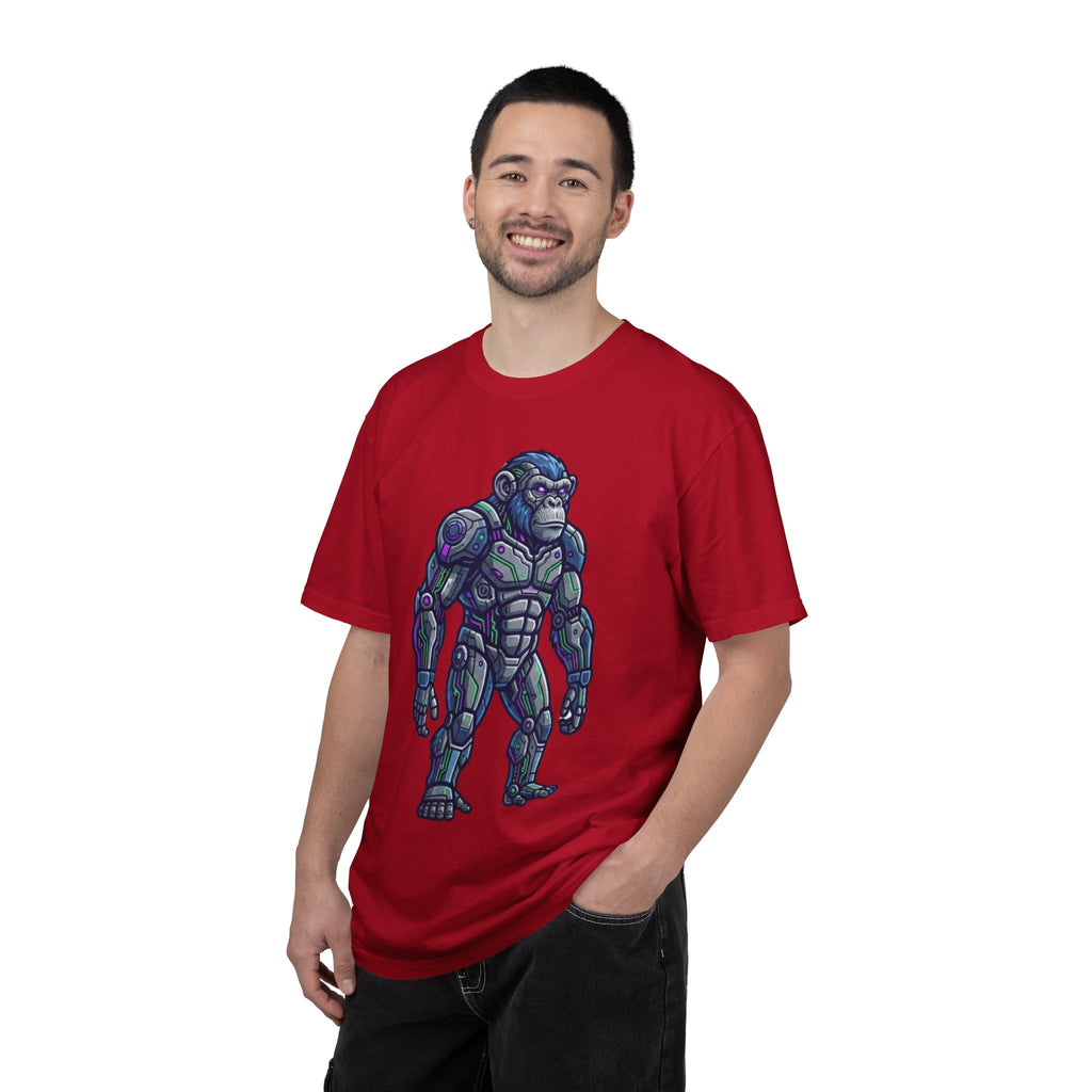 "Cyber Chimp" Unisex Garment-Dyed Tee