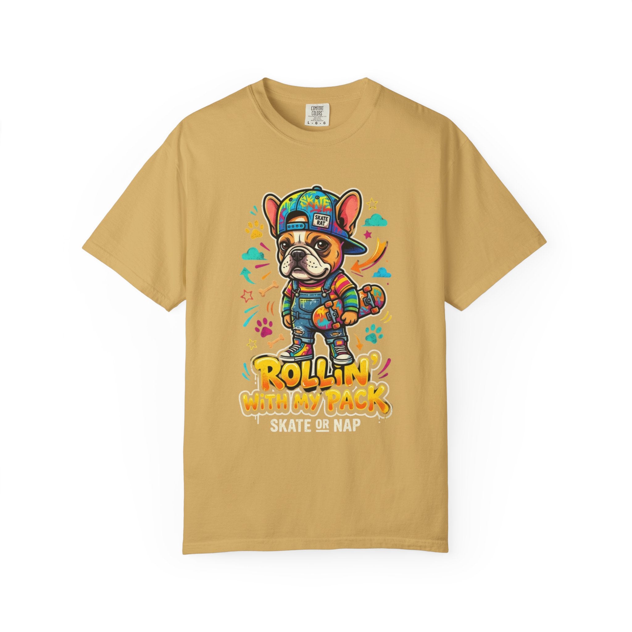 "Rollin With My Pack" Unisex Garment-Dyed Tee