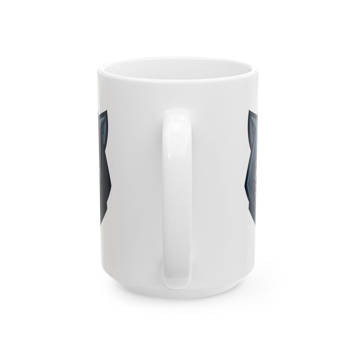 "Ninja Cat Credible" White Ceramic Mug — Graphic