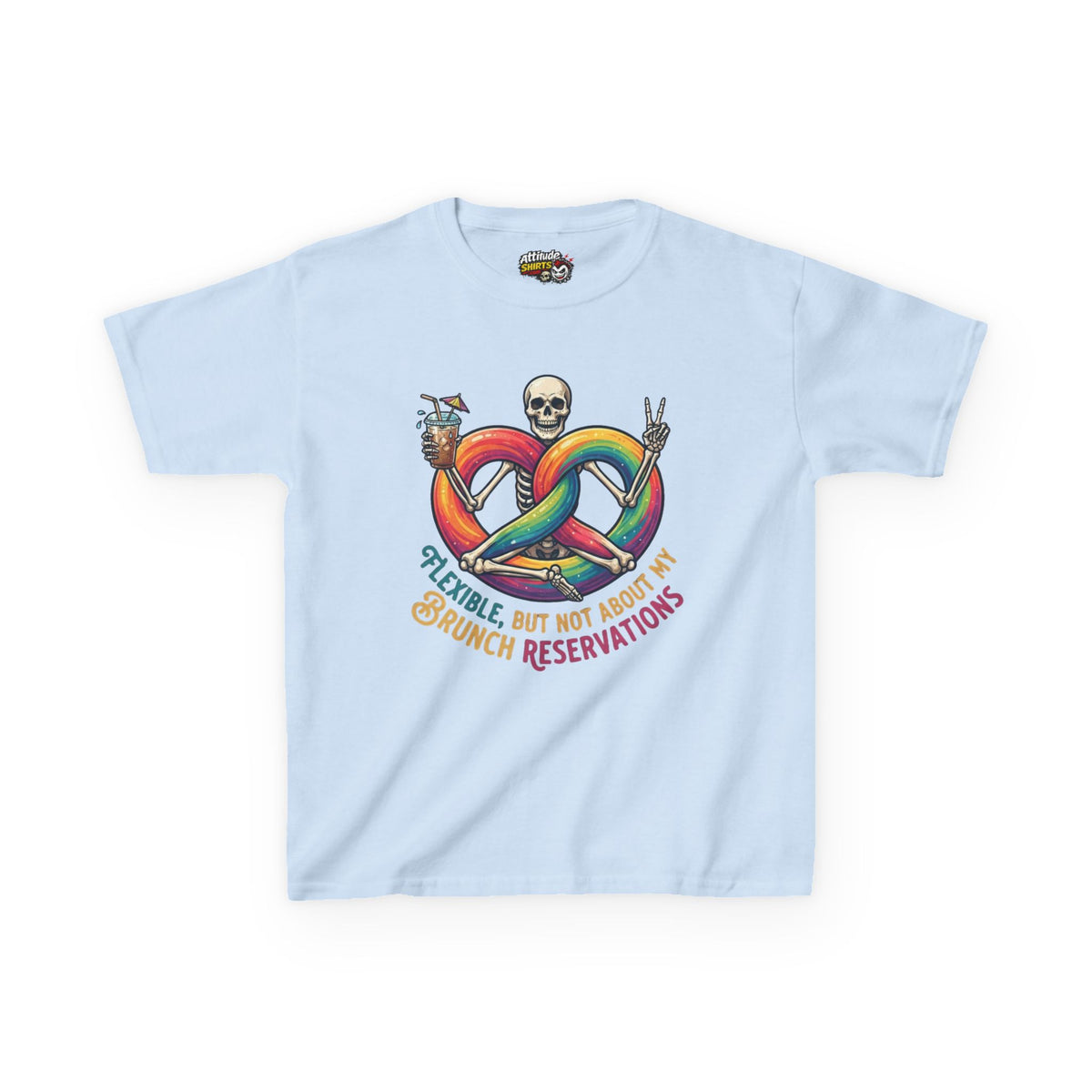 "Flexible But Not About Brunch" Kids Tee