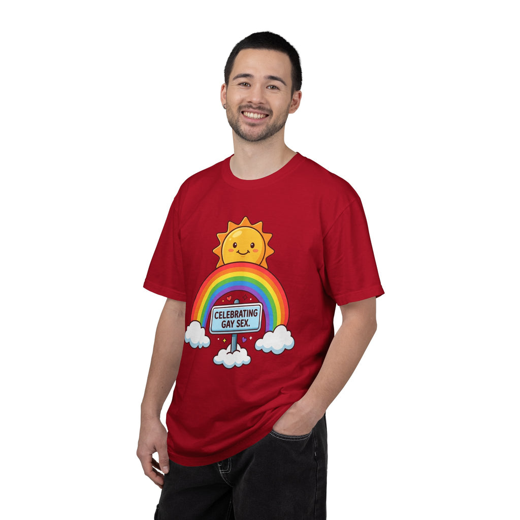 "Celebrating Gay Sex" Unisex Garment-Dyed Tee