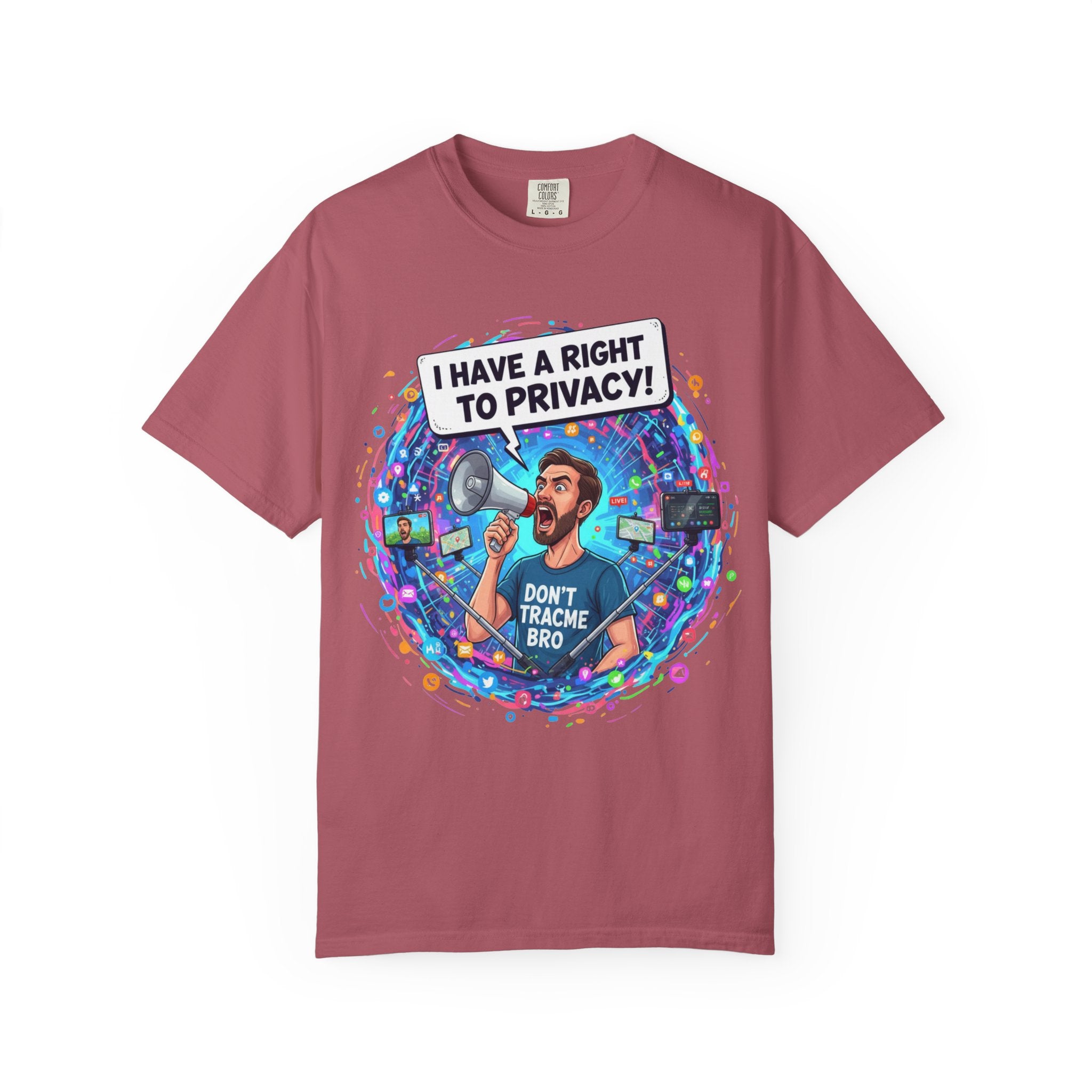 "The Right to Privacy"  Unisex Garment-Dyed T-shirt