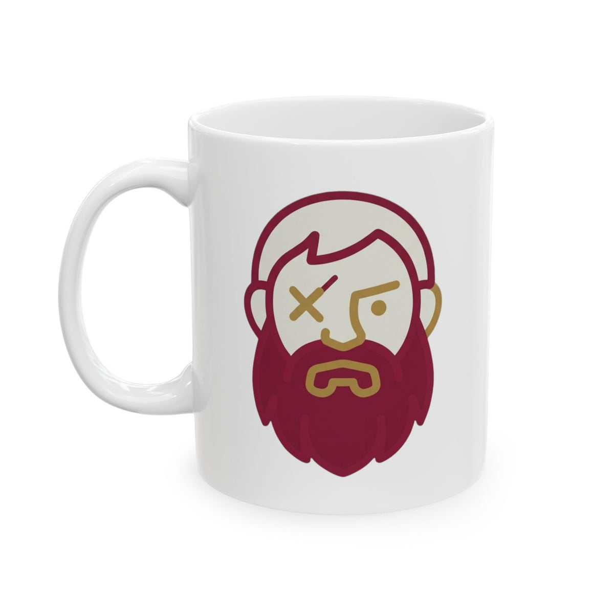 "Good Book Series Coffee Hot and Dead" White Ceramic Mug — Graphic