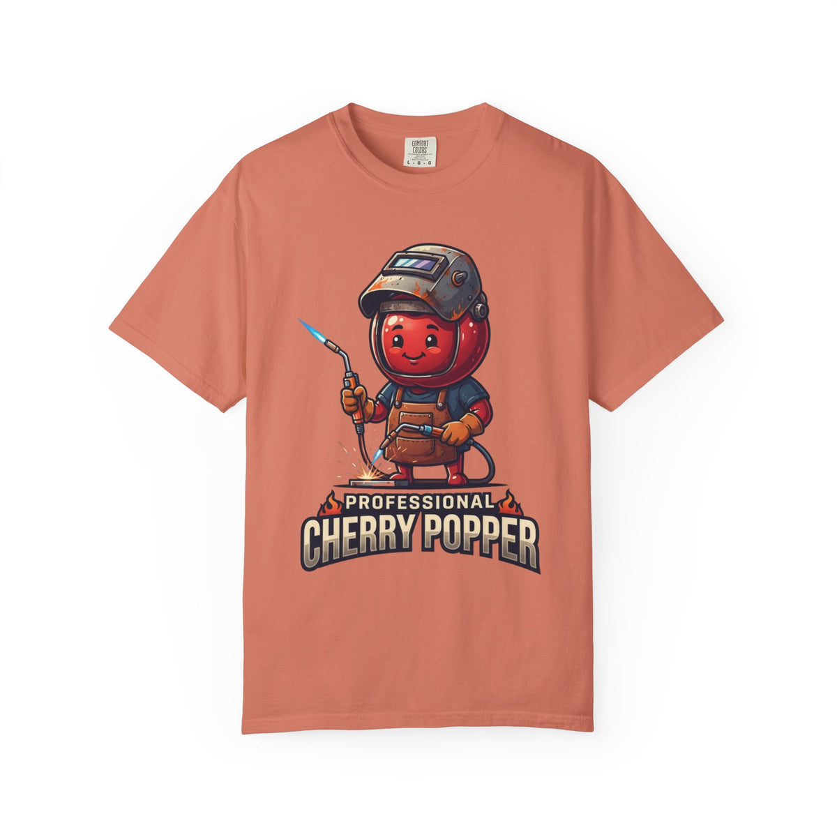 Color: Terracotta | Professional Cherry Popper Unisex Garment-Dyed Tee