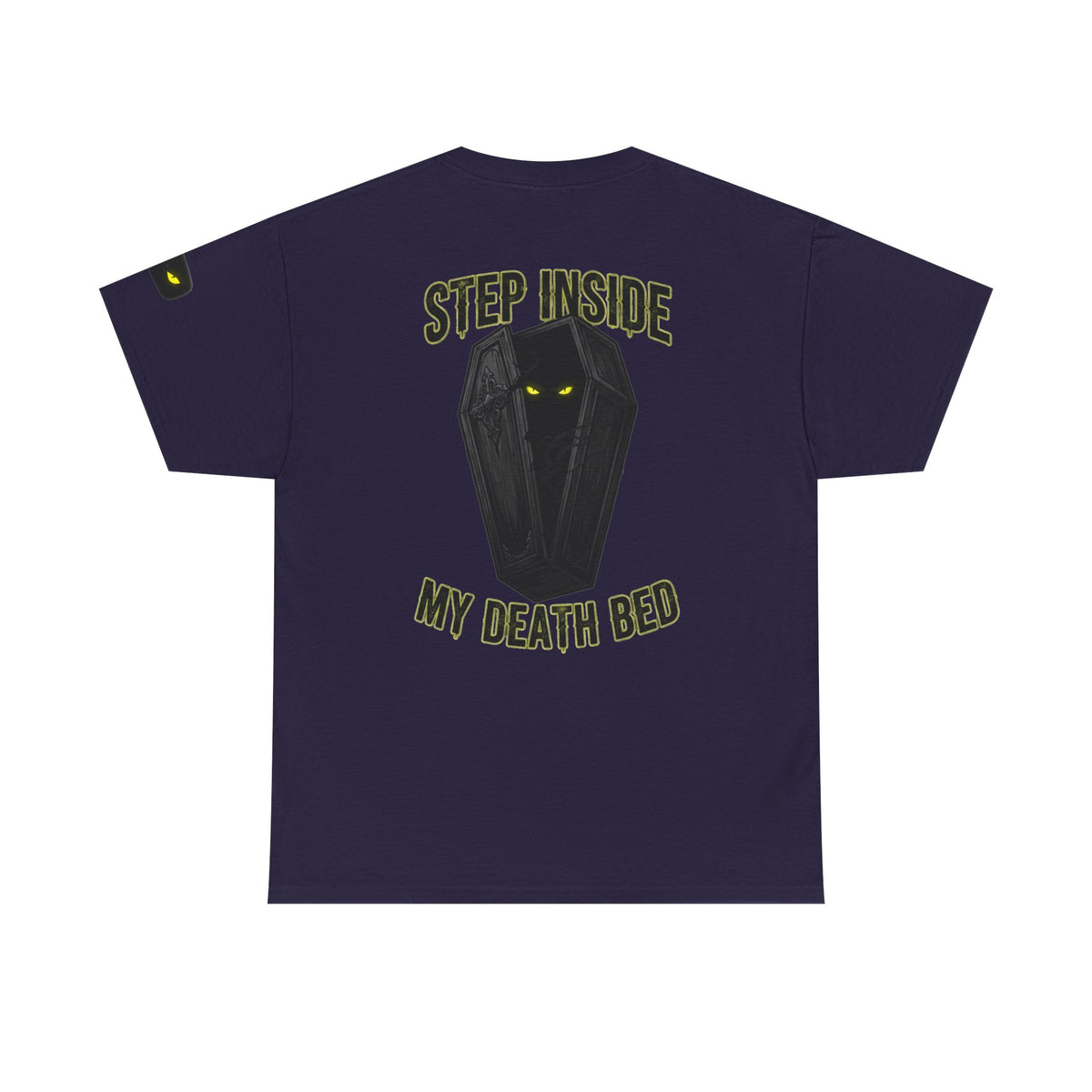 Color: Blackberry | Step Inside My Death Bed Premium Graphic Tee