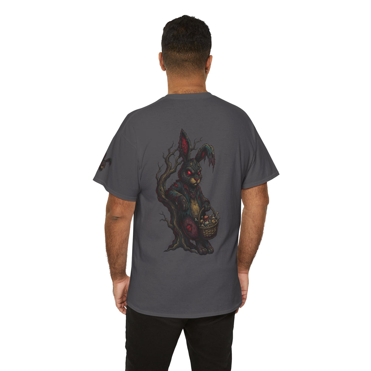 Color: Charcoal | Zombie Bunny Premium Graphic Tee