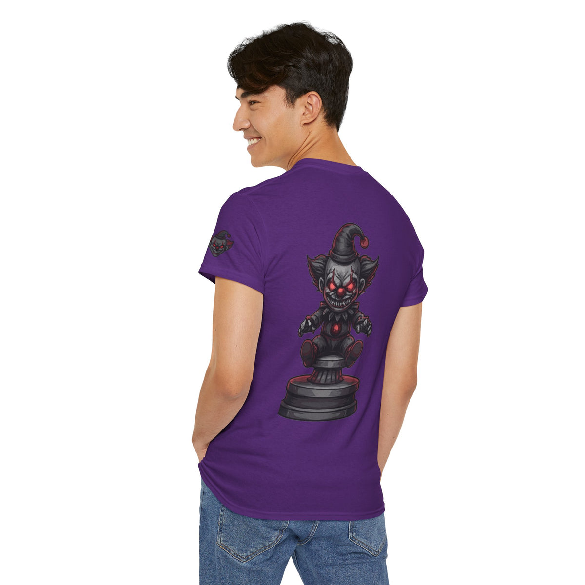 Color: Purple | Nightmare Clown Premium Graphic Tee