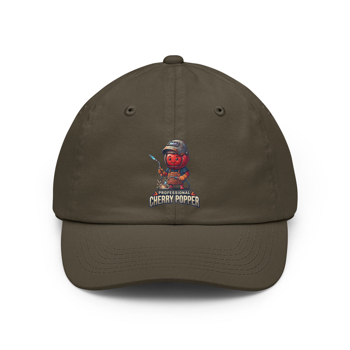 Color: Olive | Professional Cherry Popper Dad Hat