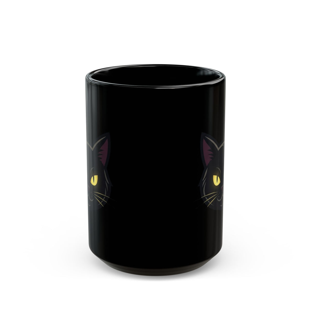 "Unholy and Unbothered" Black Ceramic Mug — Graphic