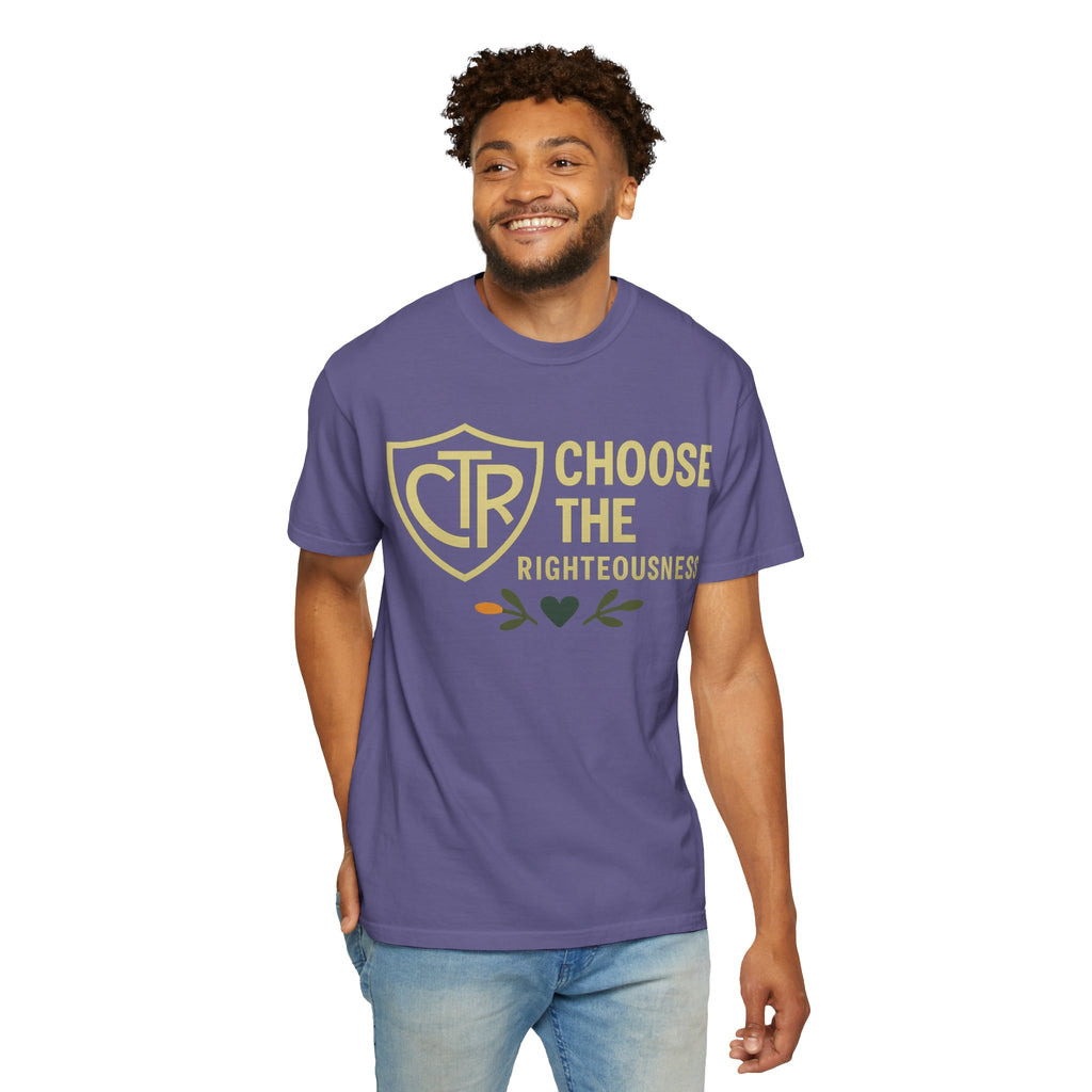 "CTR: Choose the Righteousness" Unisex Garment-Dyed T-shirt