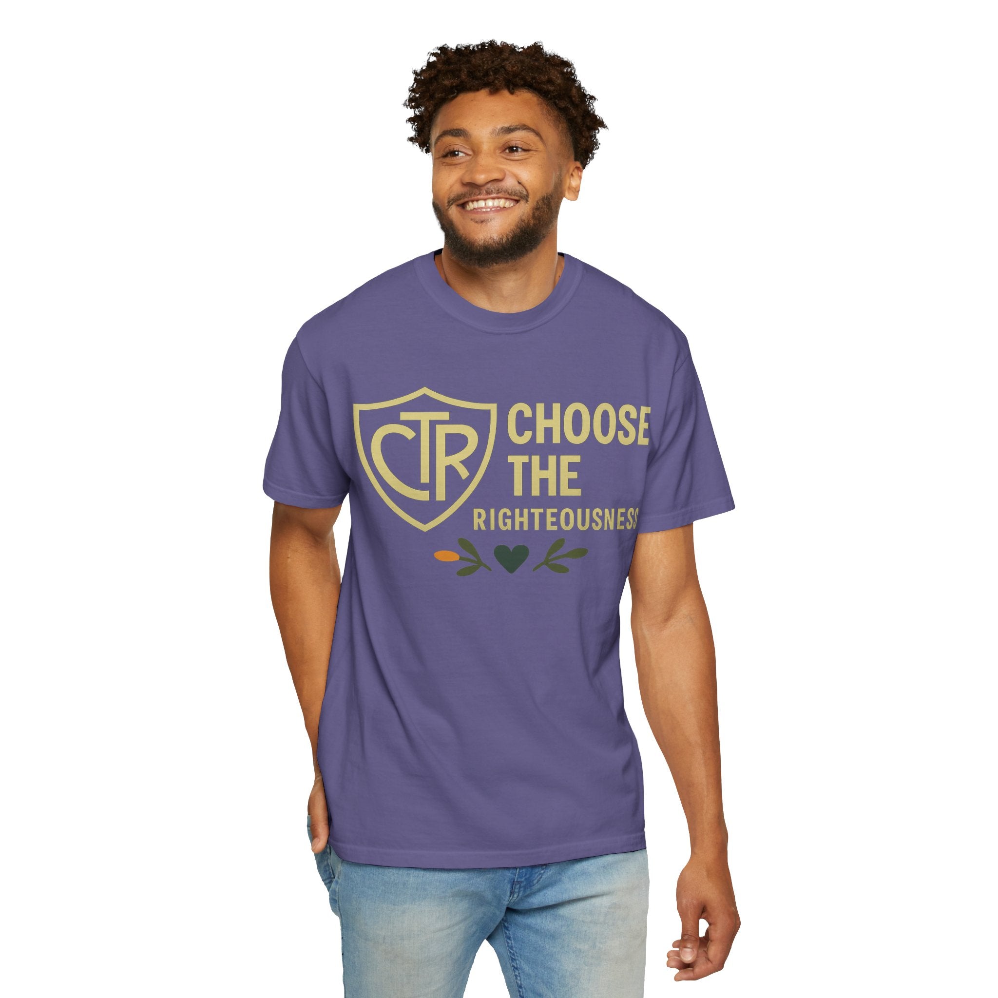 "CTR: Choose the Righteousness" Unisex Garment-Dyed T-shirt