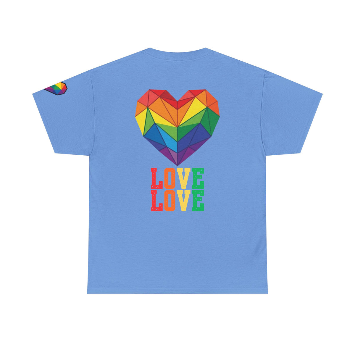 Color: Carolina Blue | LOVE Premium Graphic Tee