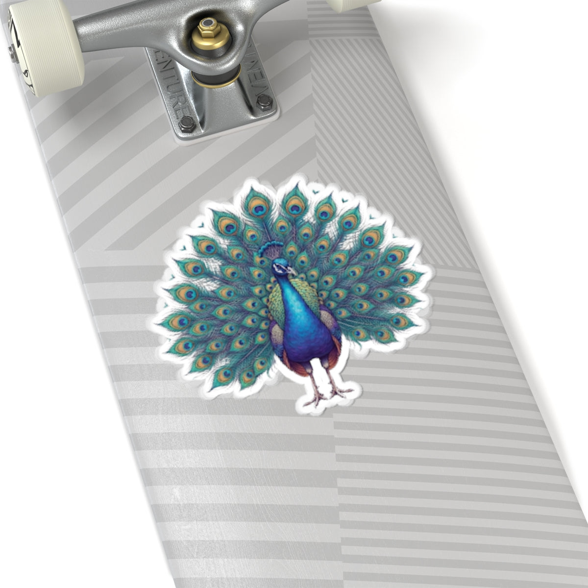 "Hippy Peacock" Sticker — Main
